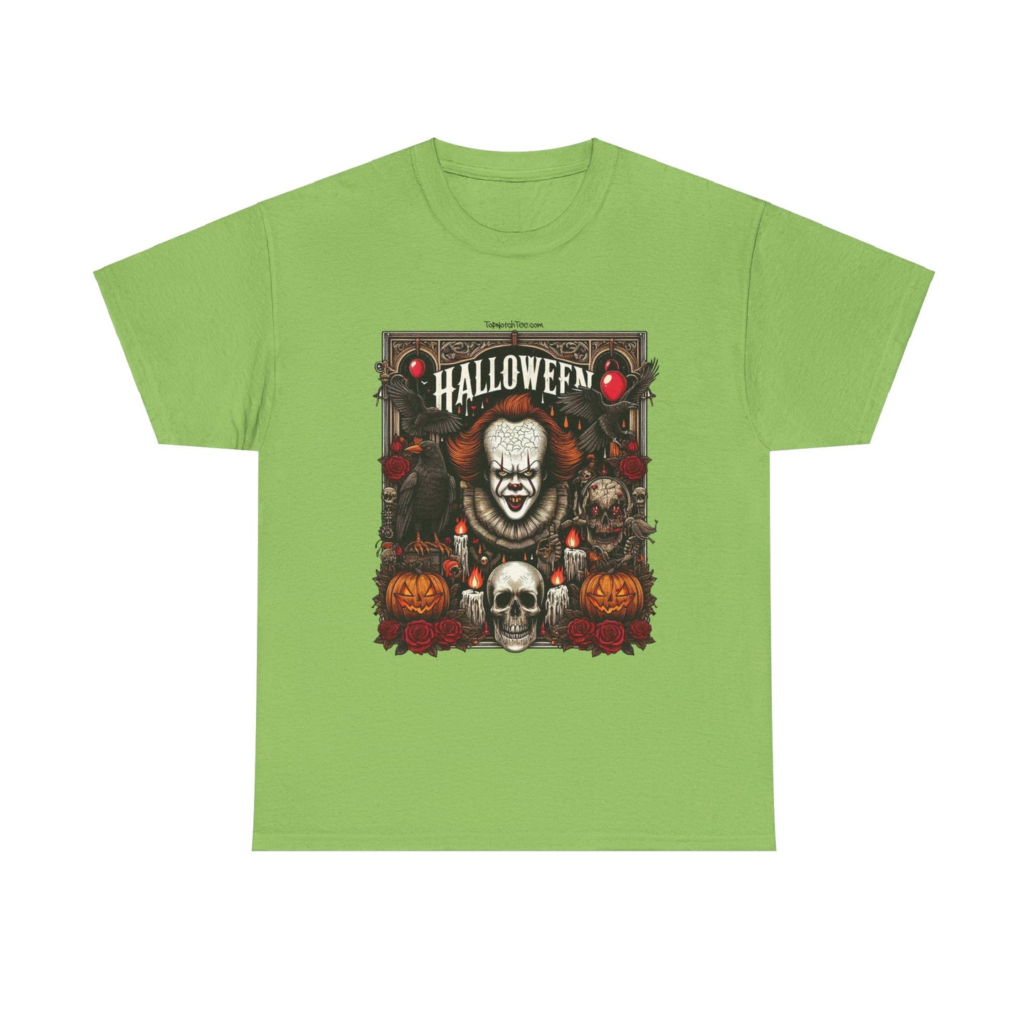 T-shirt, Tee, t shirt, tshirt, top notch, top notch tee, topnotchtee.com, halloween shirt 2024, pennywise, it, clown, scary, spooky, cool, neat, awesome, best halloween shirt, you'll float too